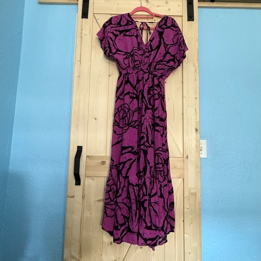 TopMark Pink and Black Patterned dresses - Picture 6 of 9